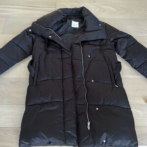 Avec Les Filles belted parka